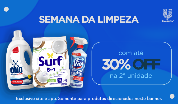 Unilever Omo, Surf e Vim 30/06 até 06/07
